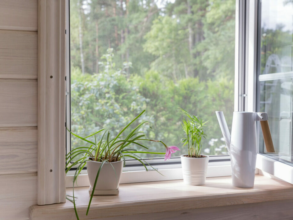 Raamhor op maat in een woning